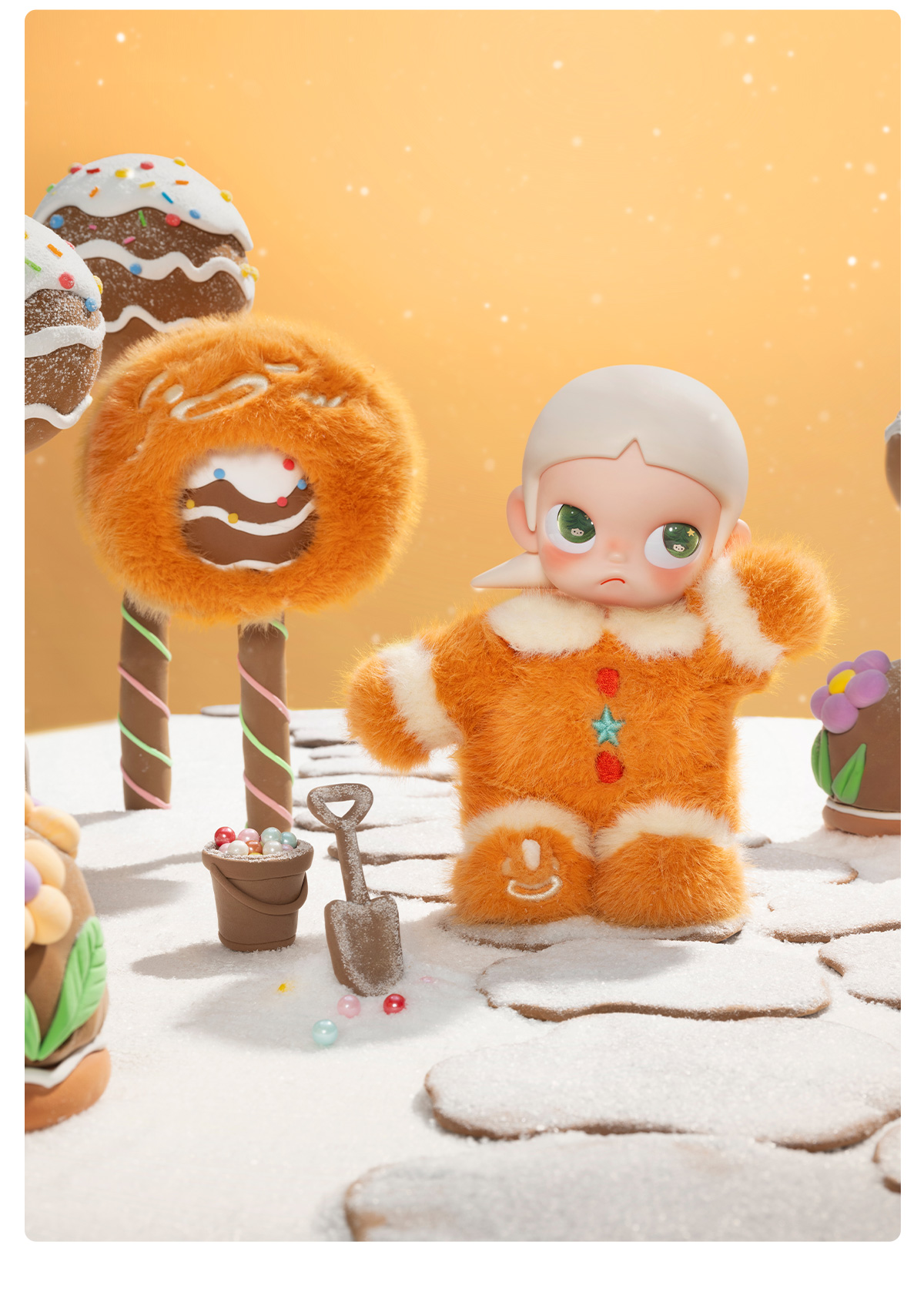 Zsiga Gingerbread Man 1/8 Action Figure - POP MART (Thailand)