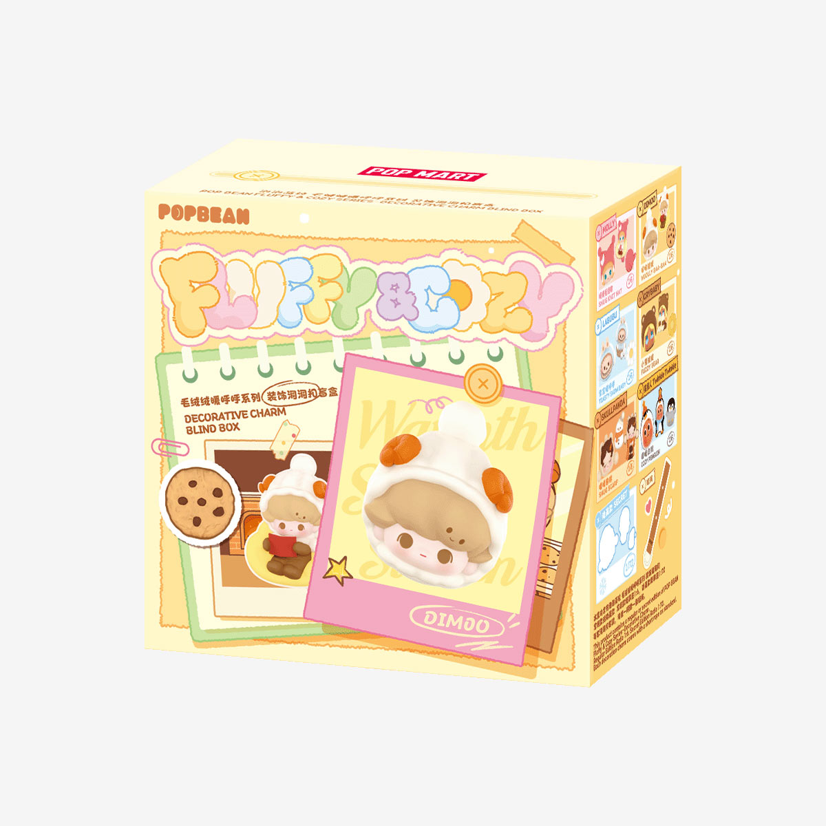 POP BEAN Fluffy & Cozy Series-Decorative Charm Blind Box - POP