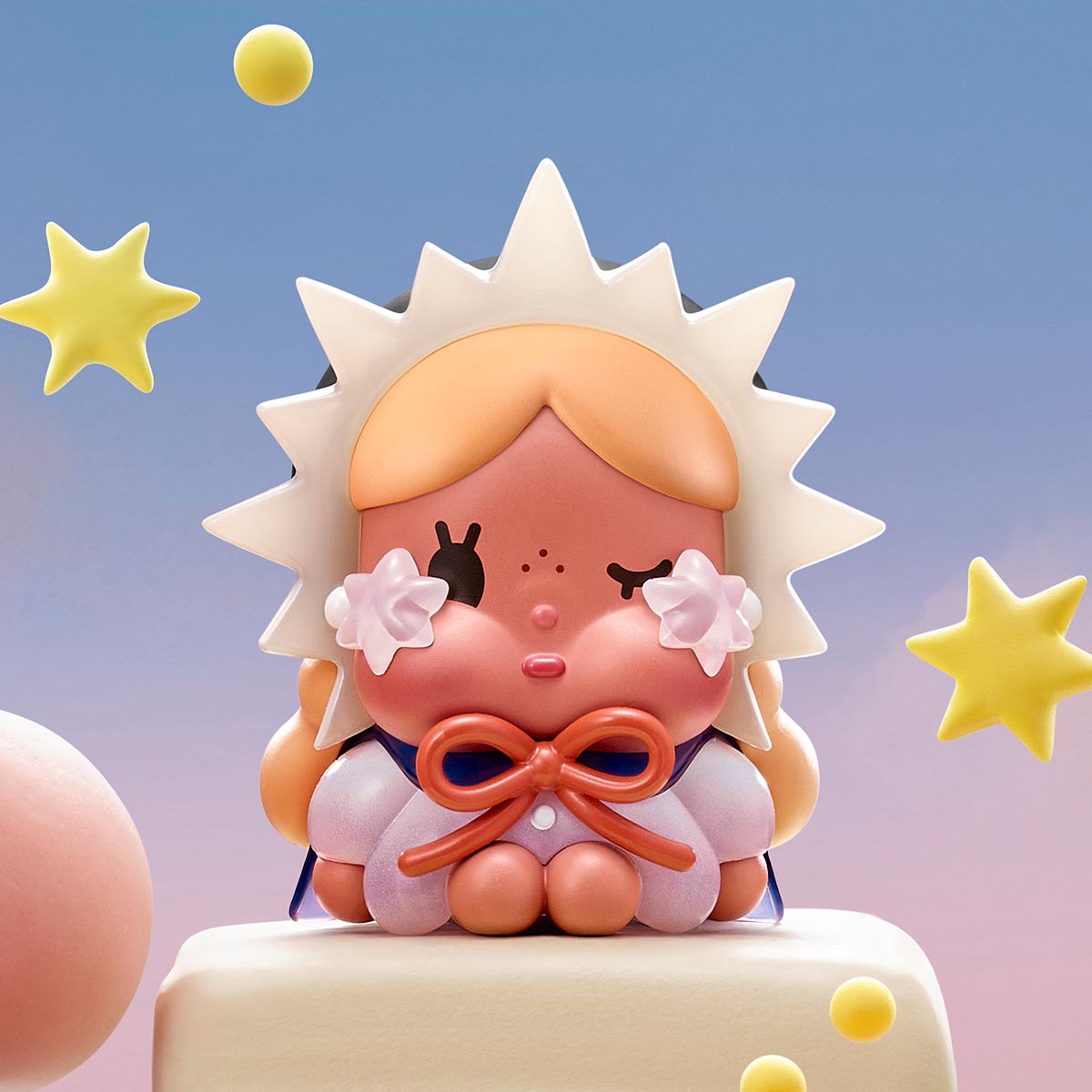 CRYBABY CRYING TO THE MOON-SITTING SERIES FIGURES - POP MART