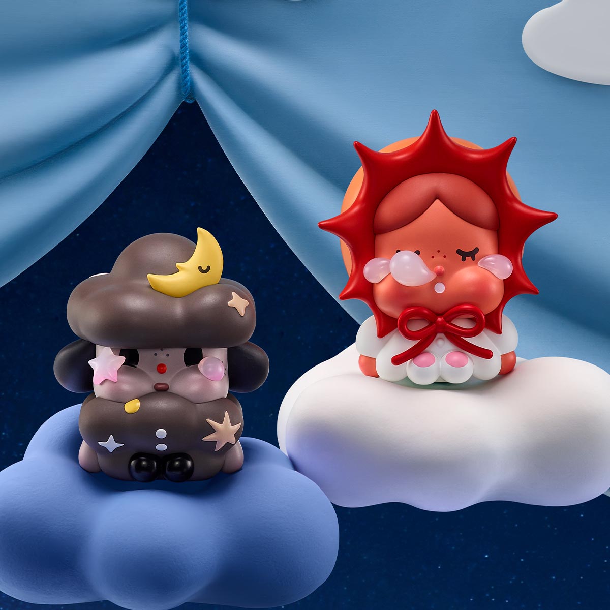 CRYBABY CRYING TO THE MOON-SITTING SERIES FIGURES - POP MART
