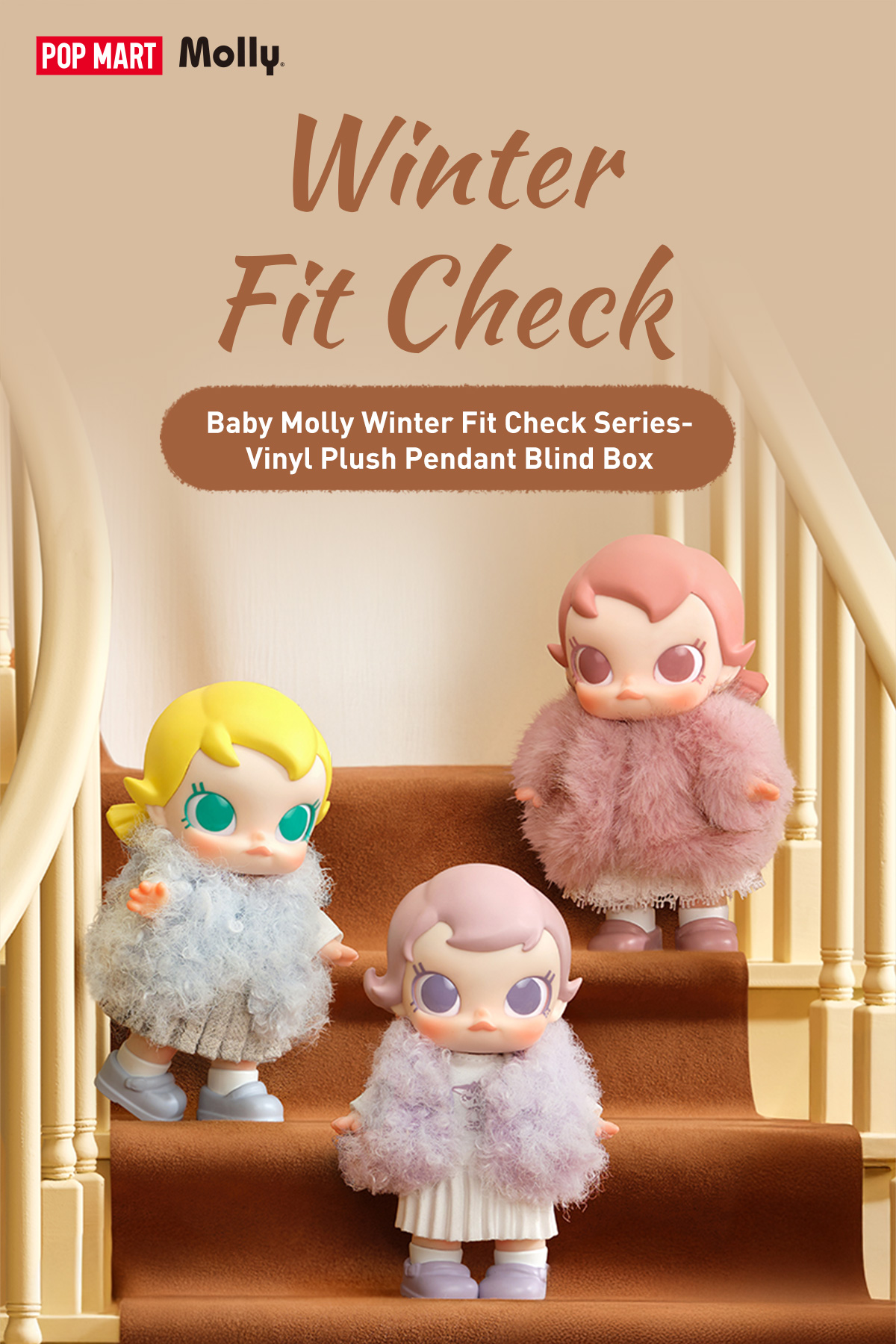 Baby Molly Winter Fit Check Series-Vinyl Plush Pendant Blind Box