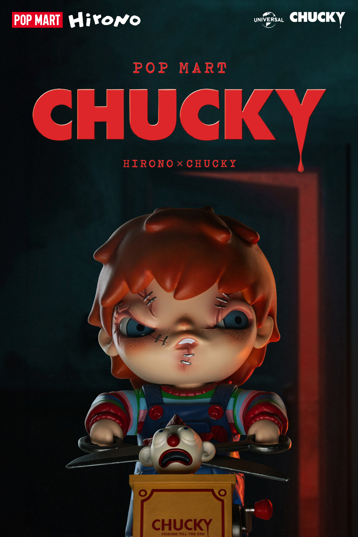 POP MART Hironoシリーズ フィギュア CHUCKY Hirono × Child's Play Figurine - POP MART (Thailand)
