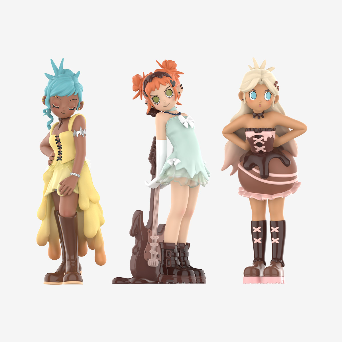 Peach Riot à La Mode Figures