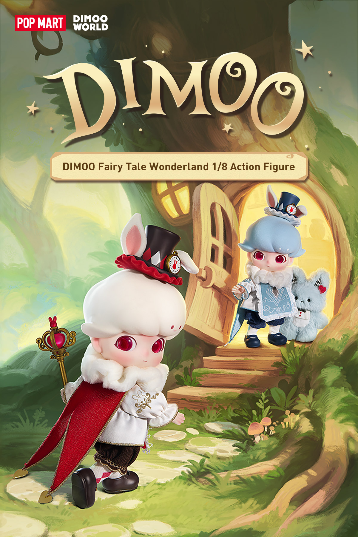 おまけ付き DIMOO Fairy Tale Wonderland POP MART Dimoo Fairy Tale Wonderland 1/8 Action Figure – Art Toy