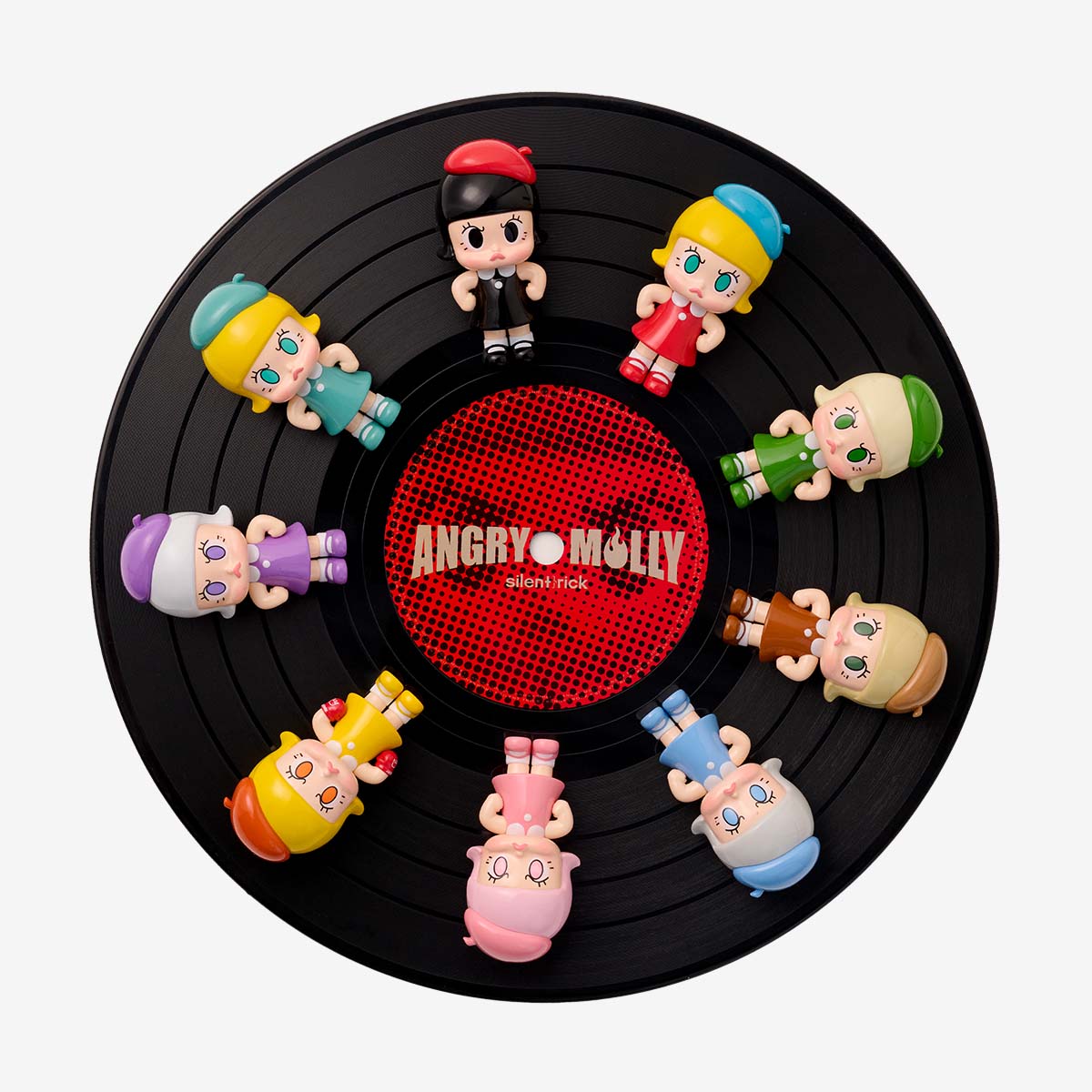Angry Molly・Mini Figure Set-Long Play 9 Angry Molly Mini Figure Set - Long Play 9 - POP MART (Thailand)
