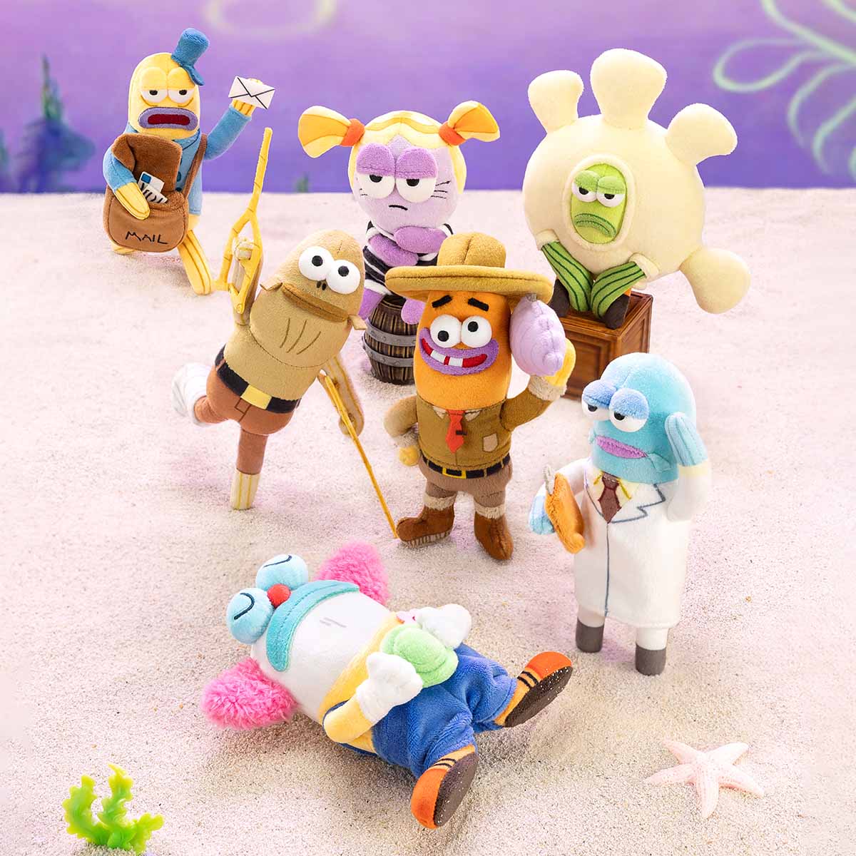 Residents of Bikini Bottom-Whimsical Plush Part2