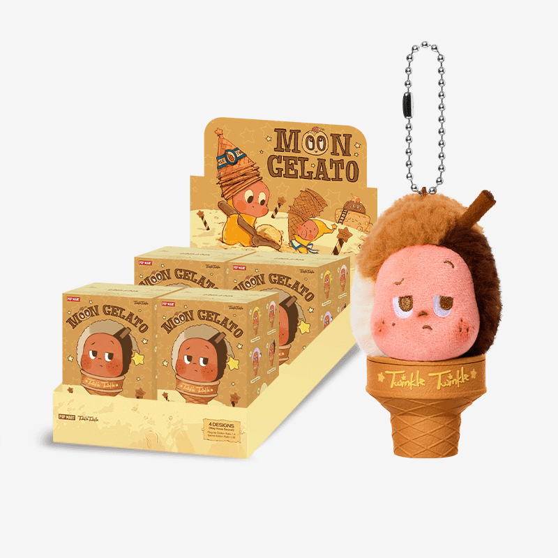 MOON GELATO Series-Ice Cream Plush Pendant Blind Box