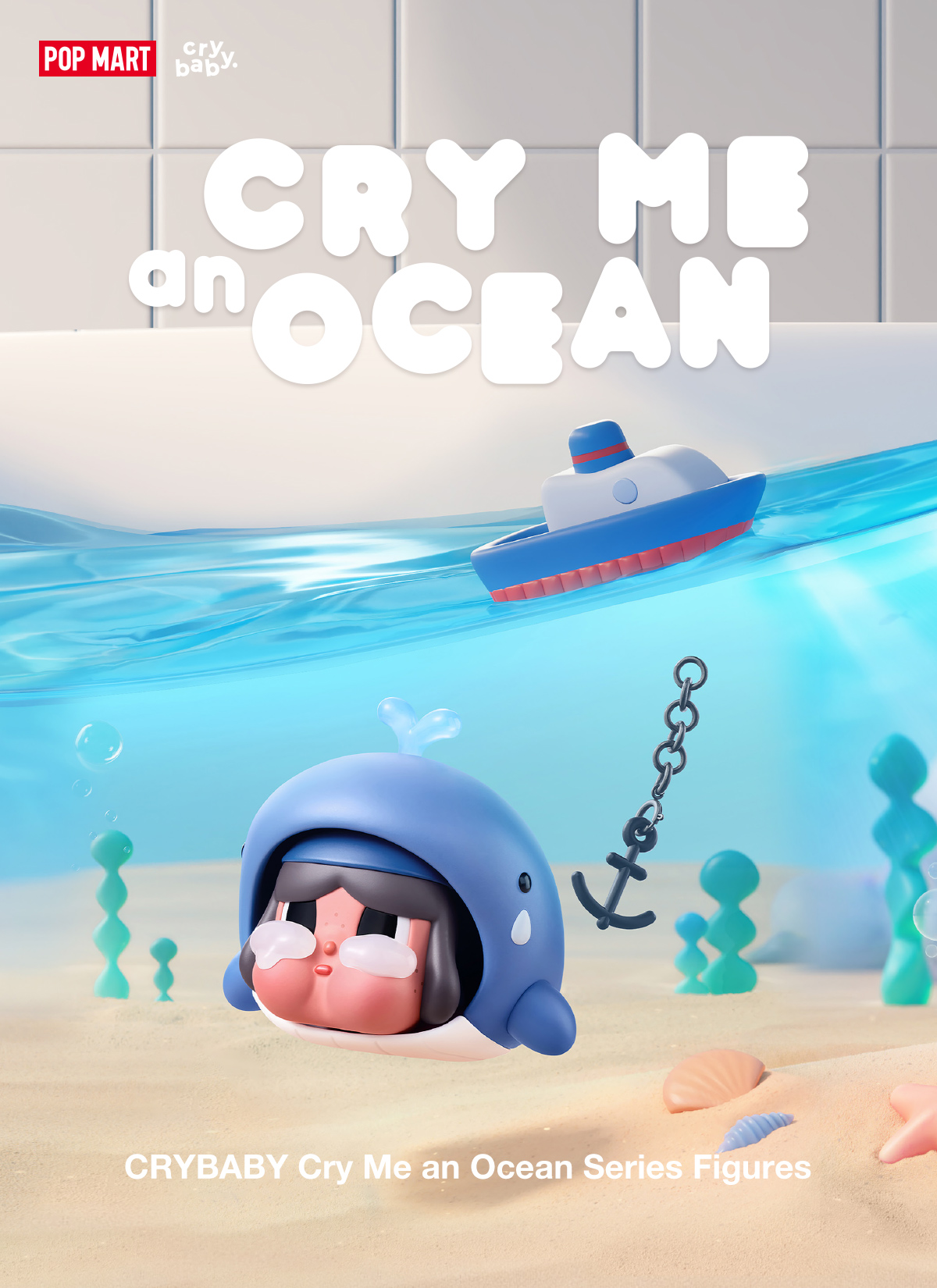 CRYBABY Cry Me an Ocean Series Figures - POP MART (Thailand)